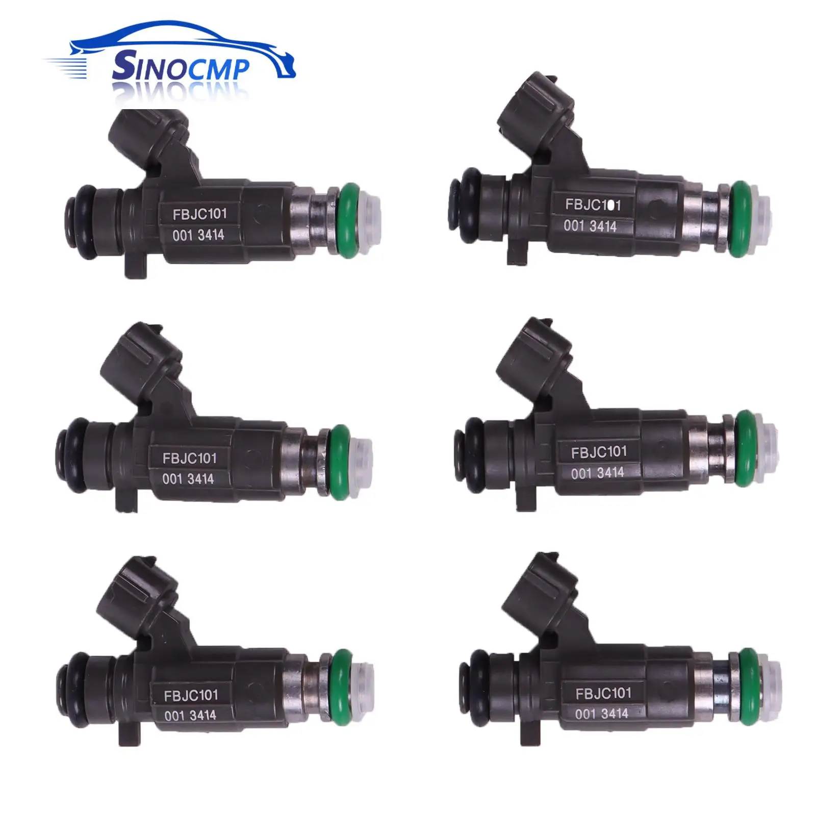 

6 PCS Fuel Injectors FBJC101 16600-AE060 For 2002-2005 Nissan Infiniti Altima Murano Maxima 3.5L V6 VQ35DE VK45DE Engine Parts