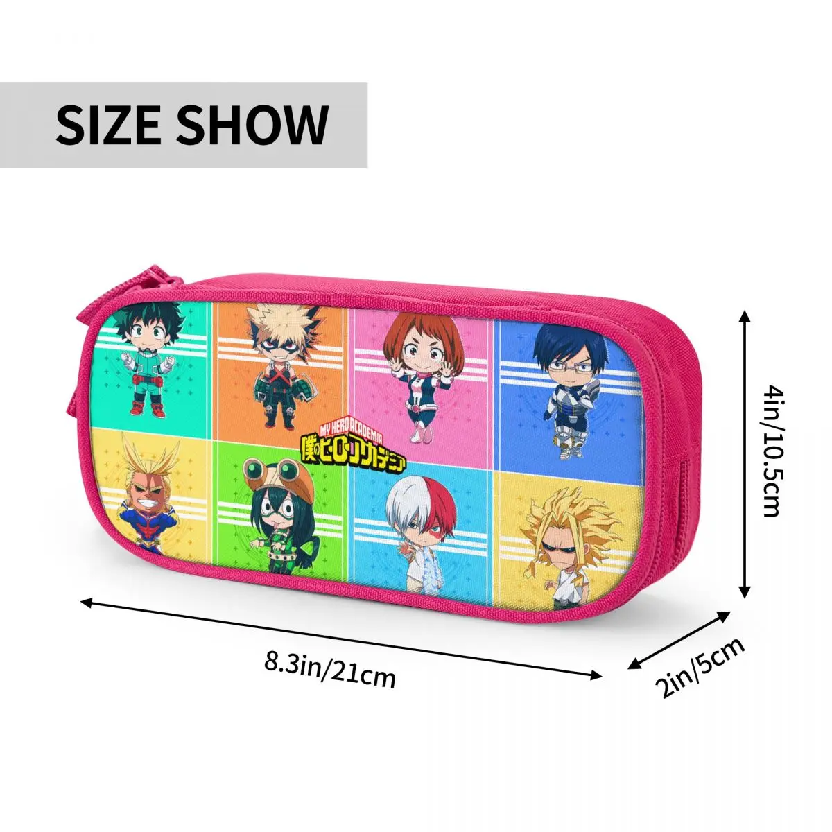 Izuku Katsuki Ochaco Tenya Yagi Asui Shoto Pencil Cases Fun Boku No My Hero Academia Anime Pen Bag Girls Boys Office Pencilcases