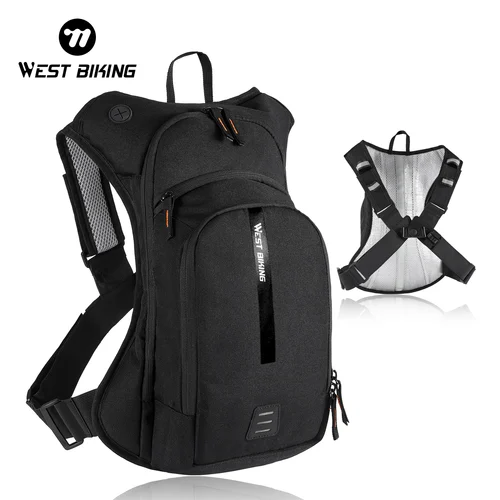 WEST BIKING-mochila ultraligera de 10L para ciclismo, correa ergonómica, bolsa para bicicleta de montaña y carretera con bolsa de agua, bolsa para senderismo y escalada al aire libre