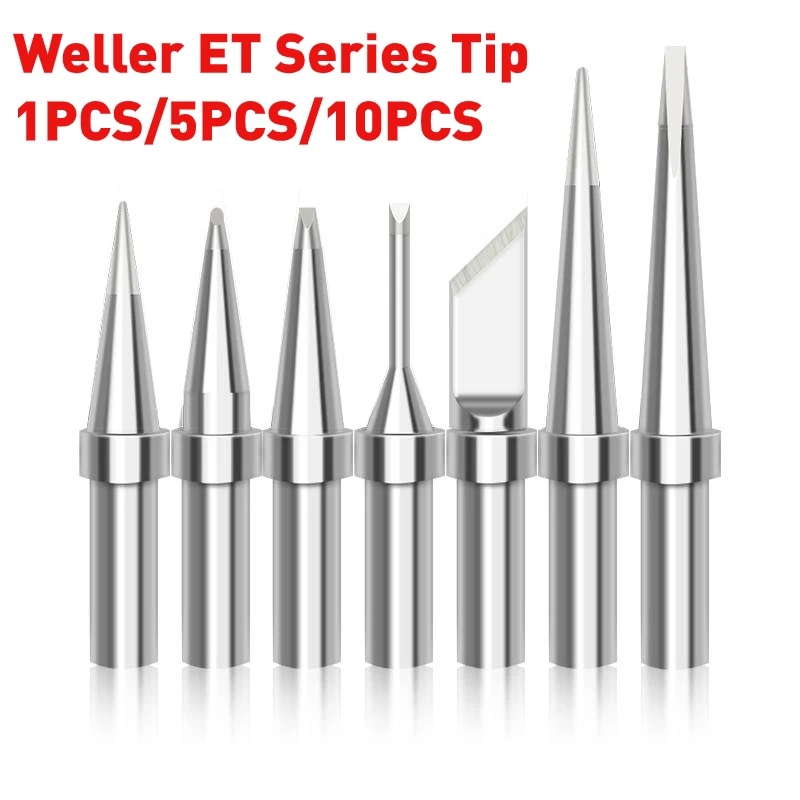 Weller ET Series Tip for Soldering Iron ETH ETD Soldering Iron Tips for WES50 51 Soldering Station Welder For PES51 LR21 Handles