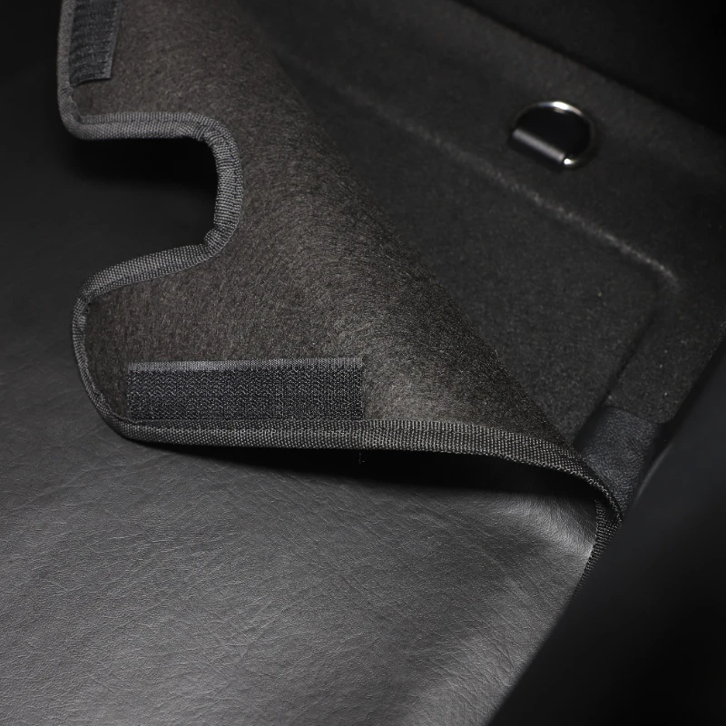 

Suetlcoity For Toyota GR Supra MK5 A90 2019-2025 PVC Leather Black Car Trunk Mat DurAble Carpet Car Accessories