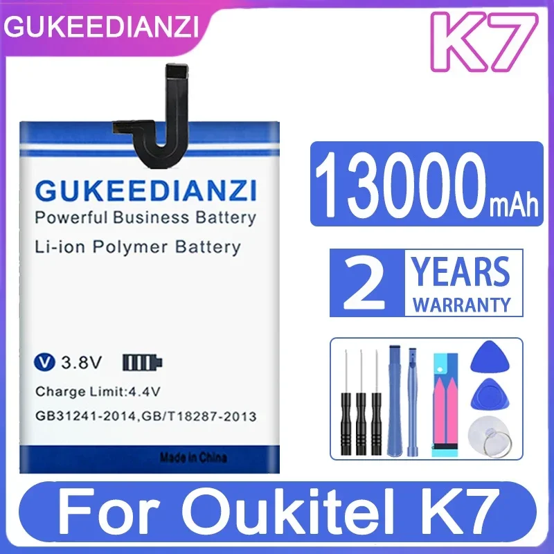 

Сменный аккумулятор GUKEEDIANZI 13000 мАч для смартфона Oukitel K7