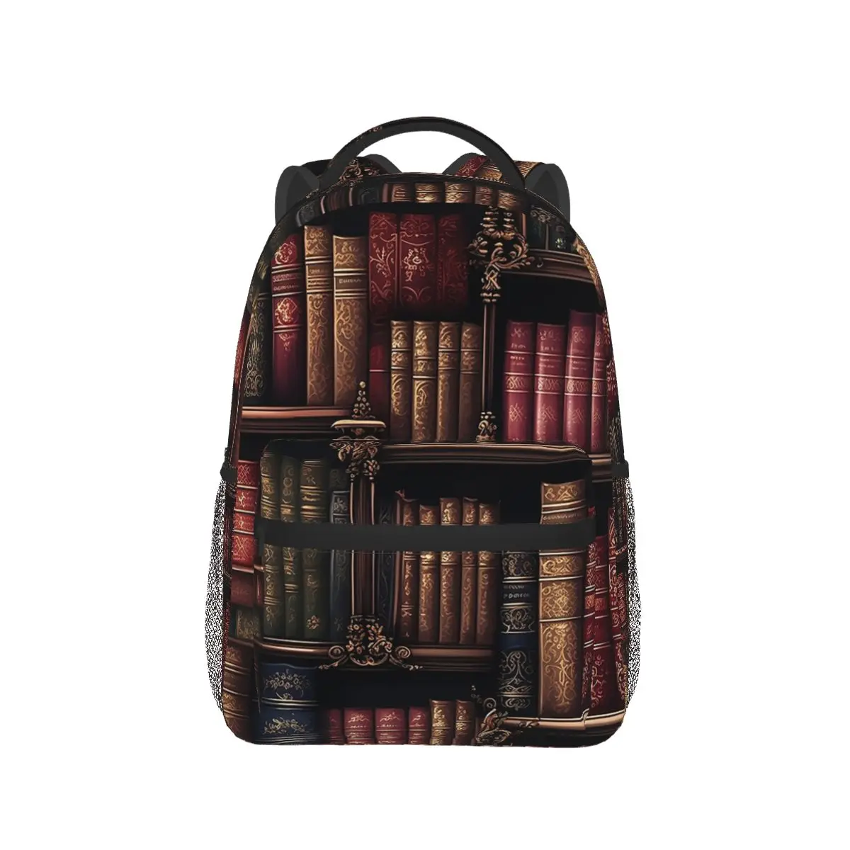 

Cartoon Books Bookshelf Backpack Hot Sale Daypack Large Capacity Kids BookBag School Bag Shoulder Bags for Men Women