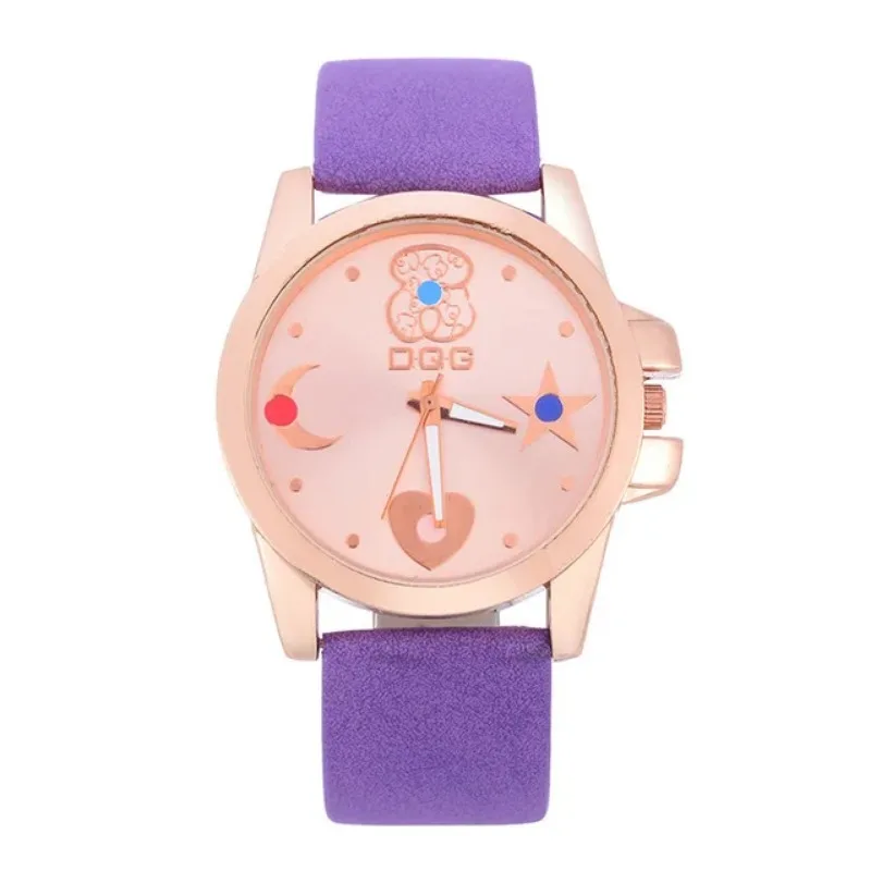 Women Watches Fashion Dress Quartz Ladies Casual Leather Wristwatches Gift Bear Clock Simple Relogio Feminino Relojes Mujer