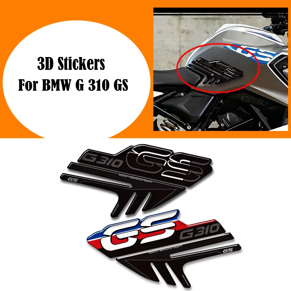 

2017-2022 2023 2024 2025 Bike Tank Pad Gas Fuel Oil Knee Stickers Decals Protection For BMW G 310 GS G310GS G310 Adventure ADV