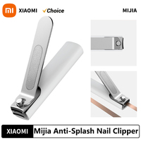 XIAOMI Mijia Anti-Splash Nail Clipper 420 Stainless Steel Sharp Durable Portable Pedicure Trimmer Nails File with Storage Shell