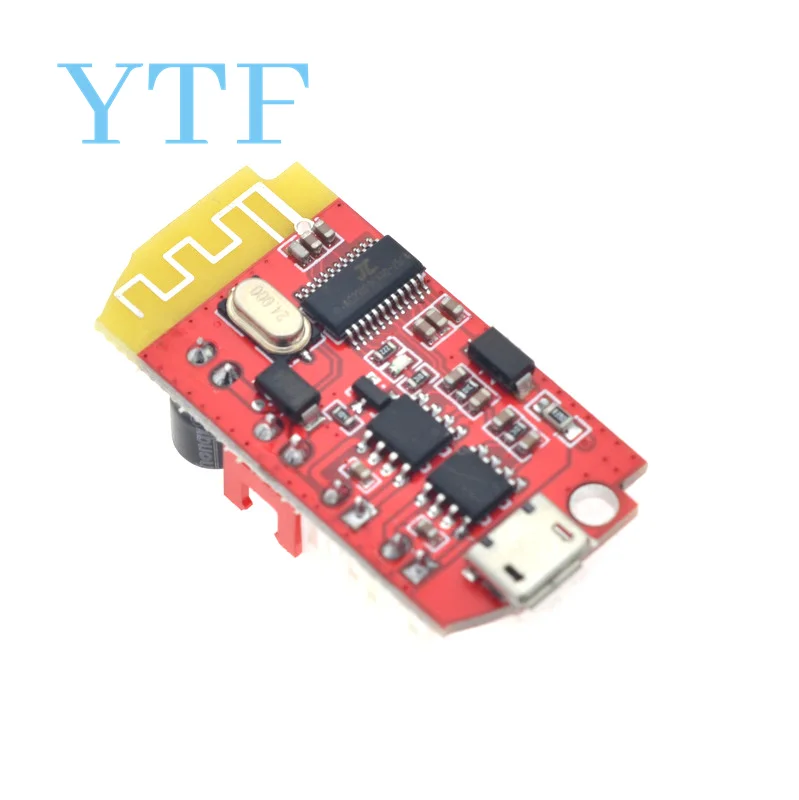 CT14 micro 4.2 stereo Bluetooth power amplifier board audio module F class 5W+5W with charging DIY modified speaker