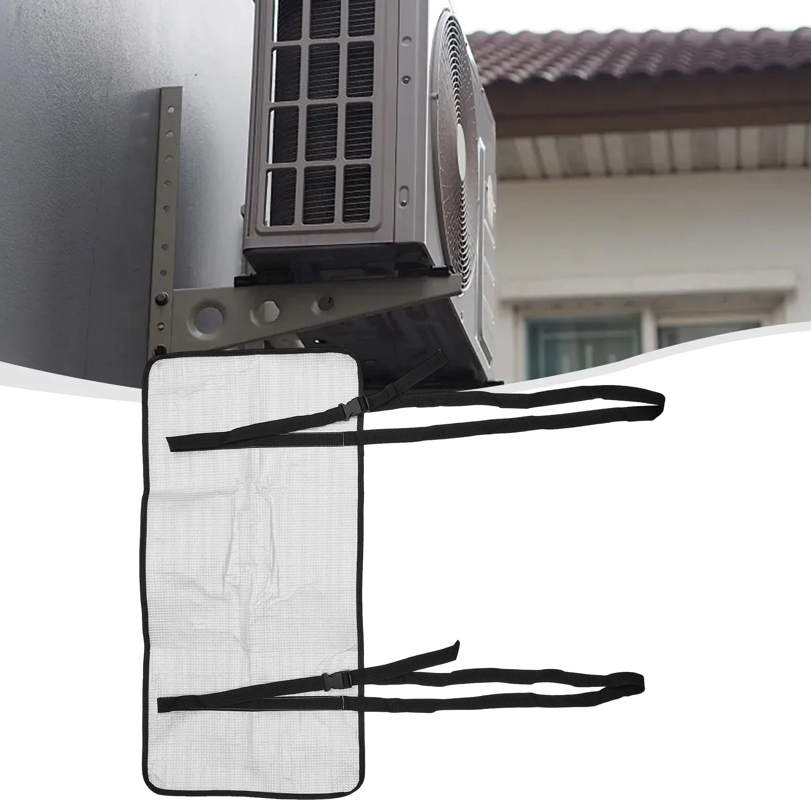 Air Conditioner Cover Protection For Outdoor Unit Shields Against Sun And Rain Energy Saver Strong Material User Friendly Design