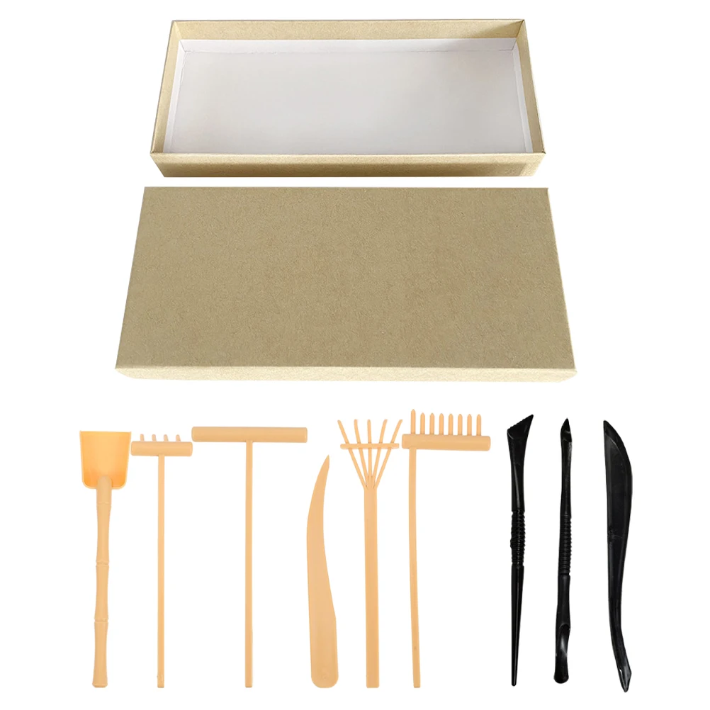 

Sand Rake Garden Tool Diy Zen Tools Tiny Accessories Rakes for Desk Mini Crafts Gardening