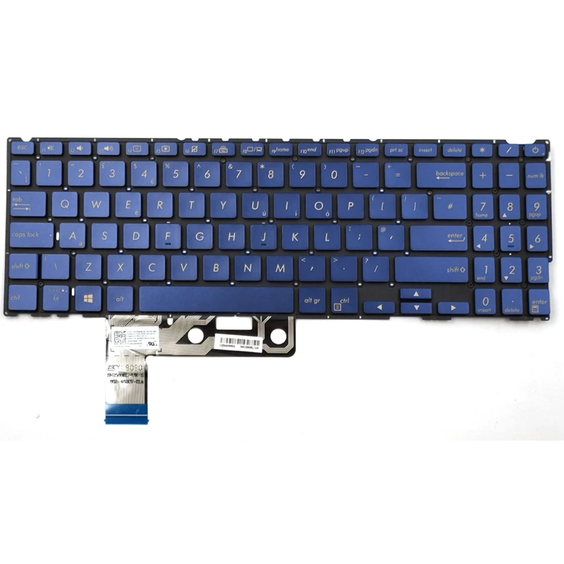 New For Asus ZenBook 15 UX533 UX533F UX533FD UX533FN UX533FTC UX534 UX534F UX534FAC Laptop Keyboard US Roya Blue With Backlit
