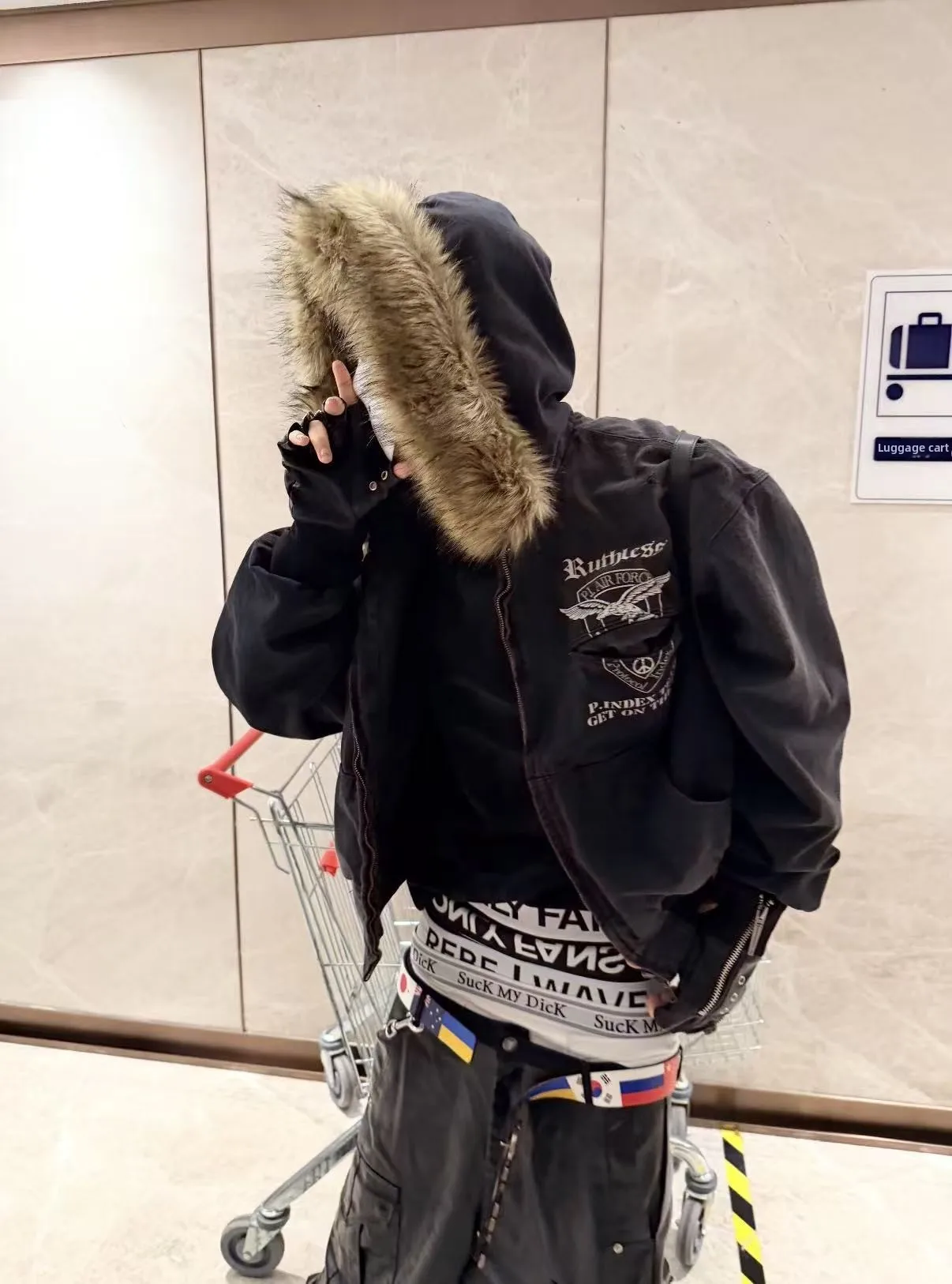 

Куртка Ailz Cortis с отстегивающимся меховым воротником, винтажная, дышащая, износостойкая, хлопковая, молодежная, повседневная