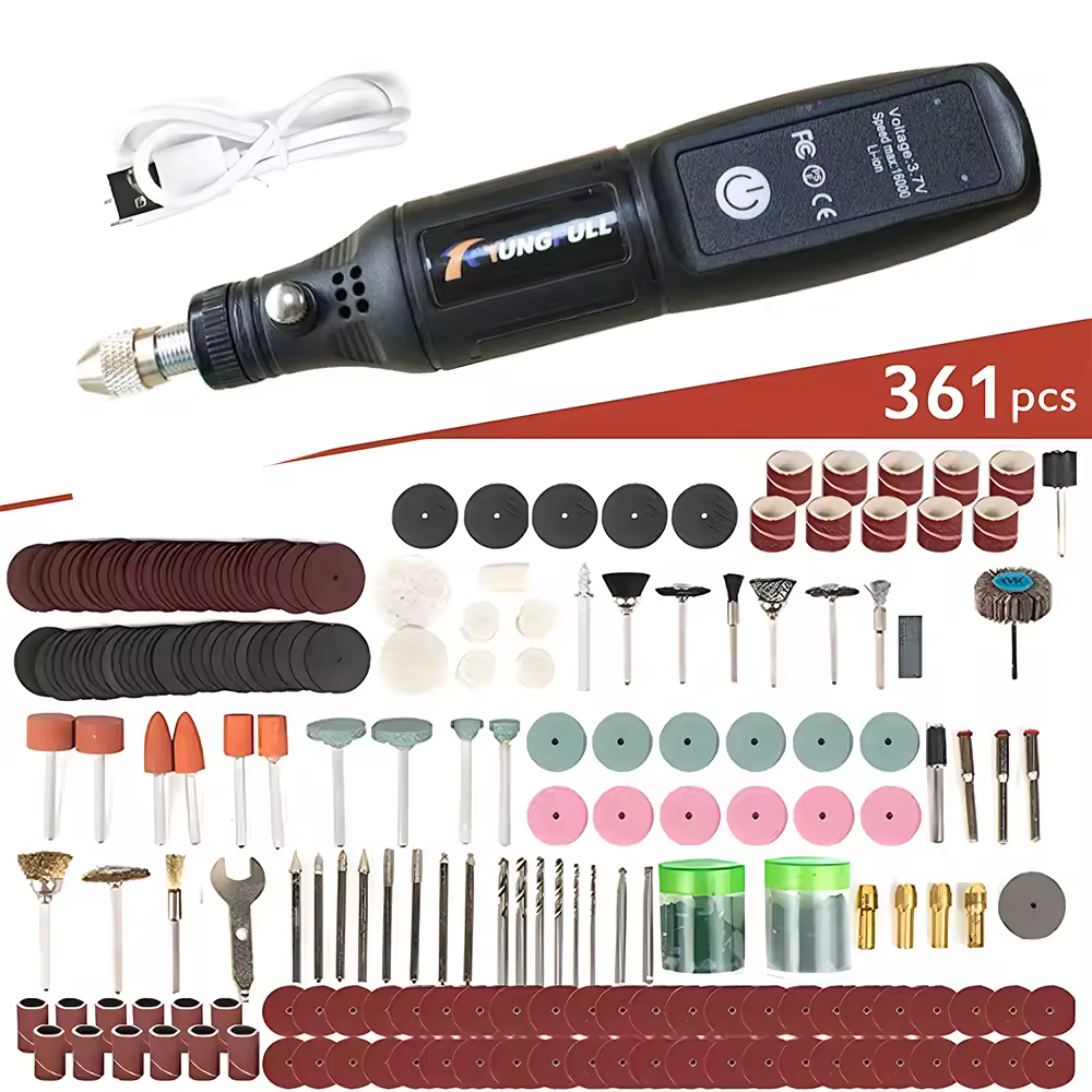 Mini taladro elรฉctrico inalรกmbrico USB, herramienta rotativa de mano, pluma de grabado para carpinterรญa, herramientas Dremel para joyerรญa, Metal y vidrio