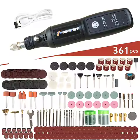 Mini Electric Drill USB Wireless Mini Handheld Drill Rotary Tool Woodworking Engraving Pen Dremel Tools for Jewelry Metal Glass