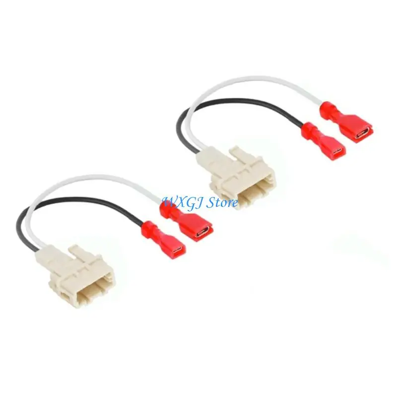 

37JE Plugs & Play Car Speaker Cable Harness Strong ABS Anti Interference for Car Use