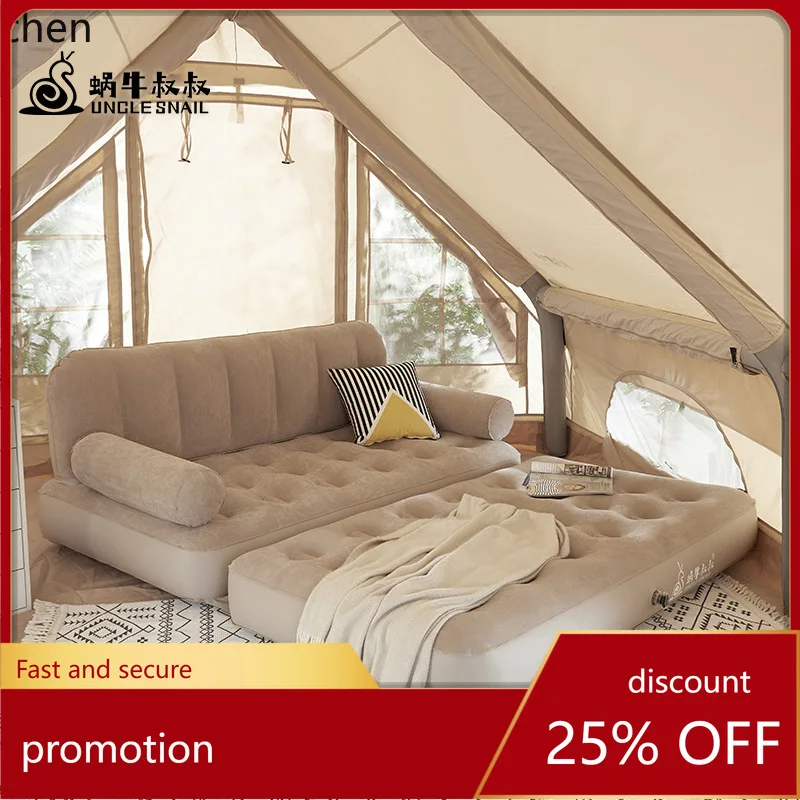 

Hxl outdoor inflatable sofa - reclining, sleepable, double, camping, automatic, portable