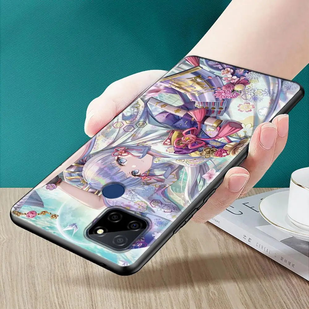 Game Genshin Impact Anime Phone Case For OPPO OPPO Realme 5 5S 6 7 7i 8 8i 9 9i 10 11 12 Pro Plus 5G 4G Case Black Cover Fundas