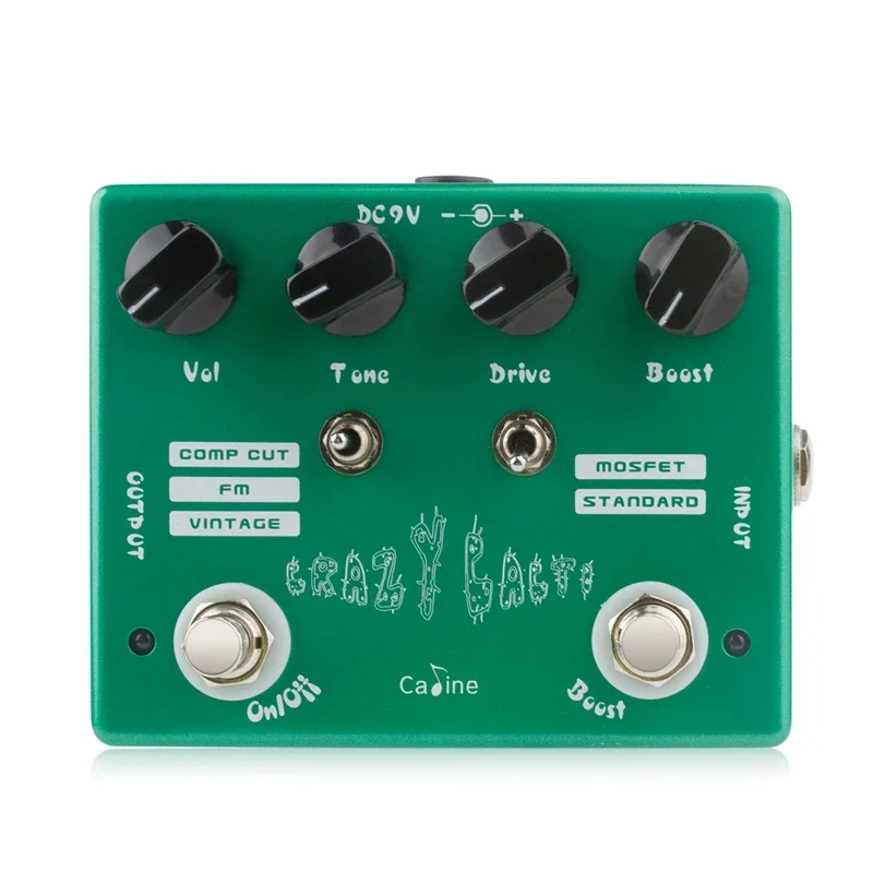 Caline CP-20 Electric Guitar Effects Pedal Crazy Cacti Overdrive Pedal True bypass Effect Effector Guitar Accessory