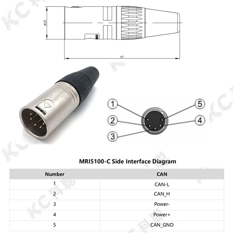 MRI5100 مركبة صناعية يده وحدة تحكم سلكية IP54 100mA رافعة شوكية الاستشعار وحدات عدة مركبة صناعية السلكية باليد