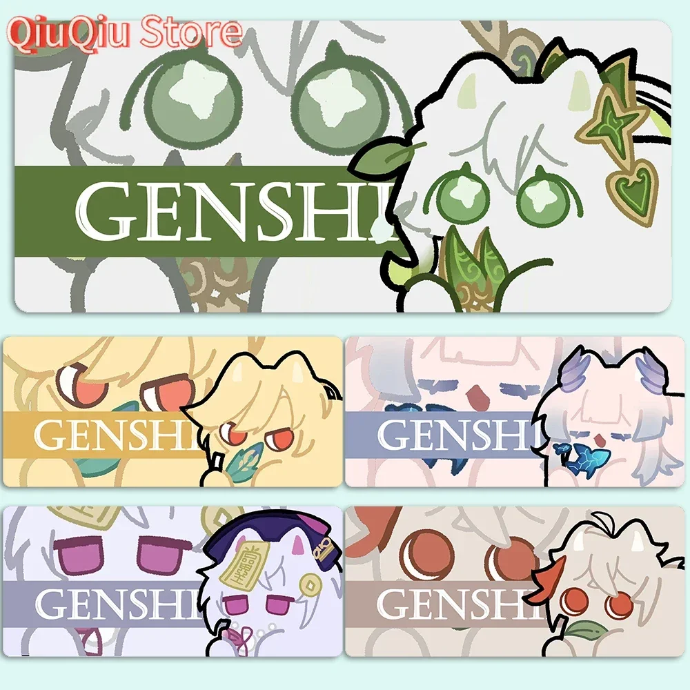 

Коврики для мыши Genshin Impact, офисный коврик для мыши, геймерский коврик для мыши, коврики для клавиатуры, настольный коврик Nahida, коврик для мыши XXL 900X400 мм для компьютера