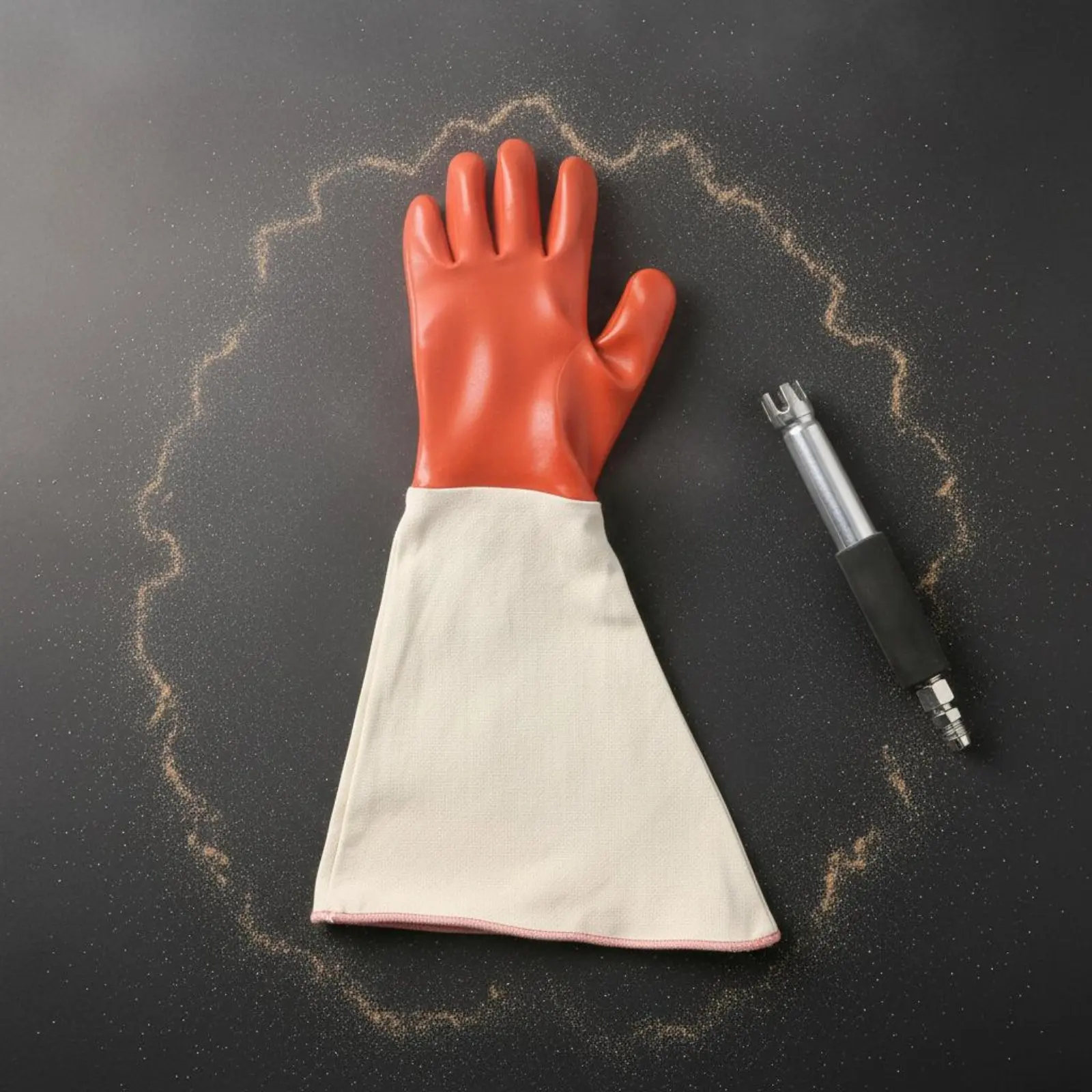 replacement-sandblast-glove-thickened-sandblasting-gloves-sandblasting-glove-heavy-duty-industrial-gear-neoprene-for-workers