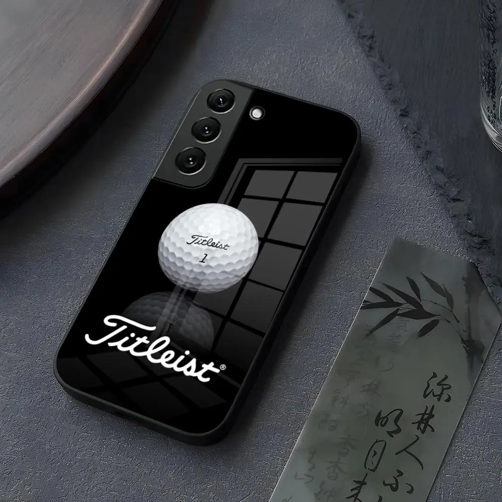 Funda de Teléfono con Diseño de Pelota de Golf para Samsung S24 S23 S26 S25 Ultra Fe Plus A16 A17 A37 A57 A15 A25 A35
