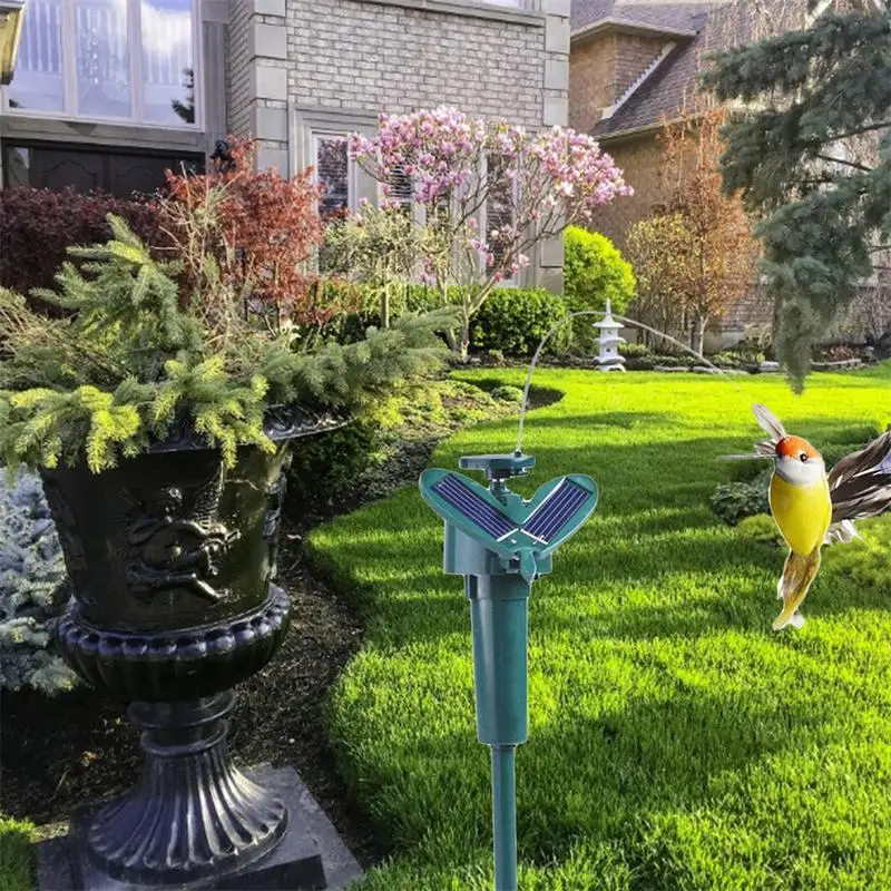 Solar Fluttering Hummingbird penas asas e cauda voando colibri brinquedo