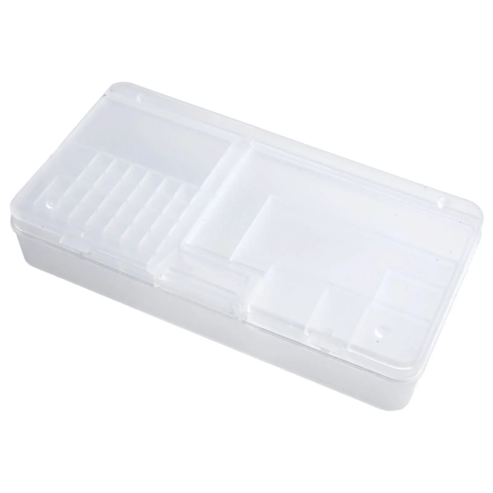 

Transparent Rectangle Plastic Storage Box Screw Holder Case Container Multimeter Multitool Taladro Ferramentas