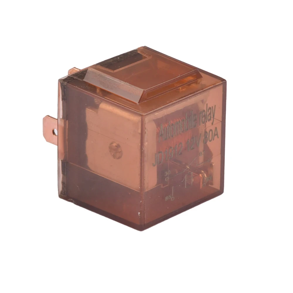 2Pcs DC 12V 24V 80A 100A 4/5 Pins Waterproof Automotive Relay Switch SPDT Car Control Device Car Relays High Capacity Switching