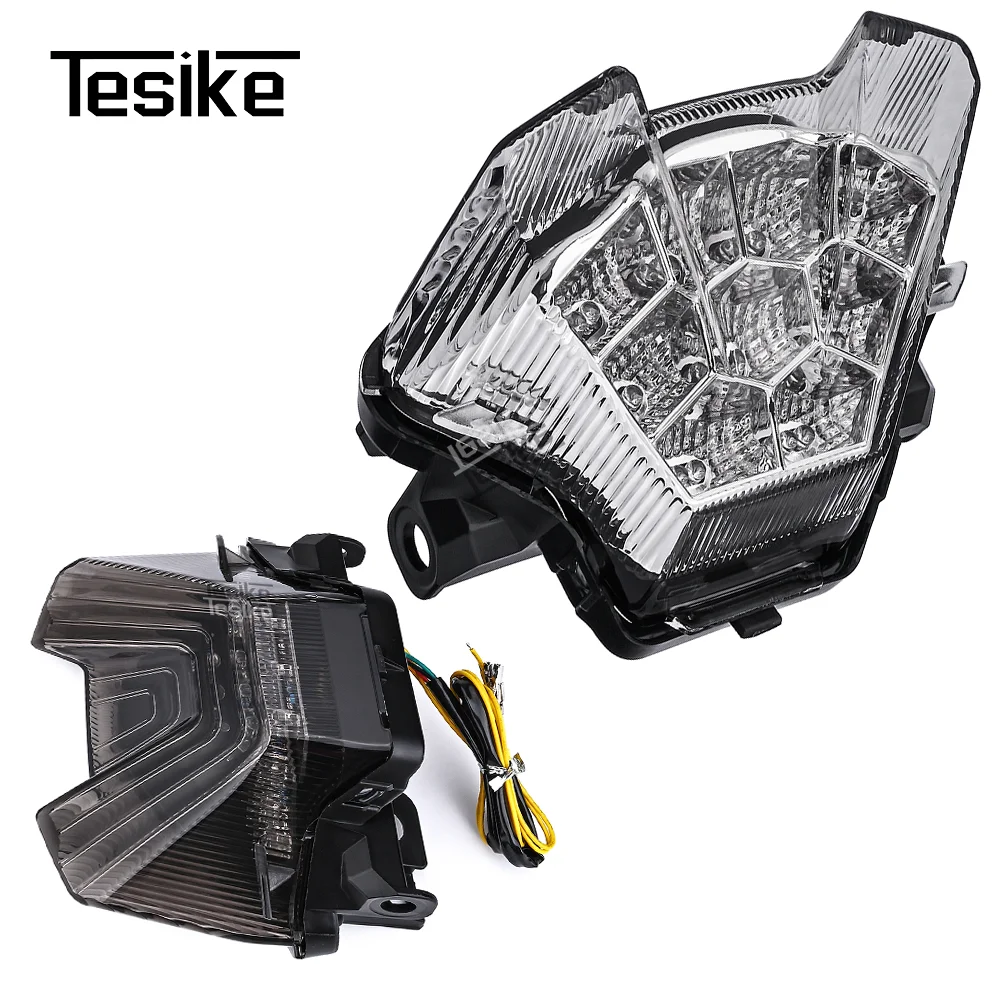 LED Rear Combination Lamp For Yamaha MT 07 2018-2024 Motorcycle Parts Smoke/Clear/Red Lens Taillight