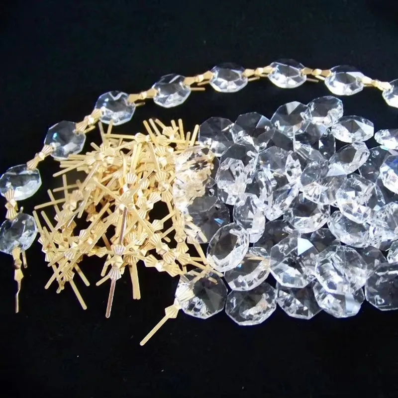 

Hot Selling 3000pcs 33mm Gold Metal Octagon Beads Connectors Copper Butterfly Buckle/Tie Clips Glass Pendant Bowtie Hooks