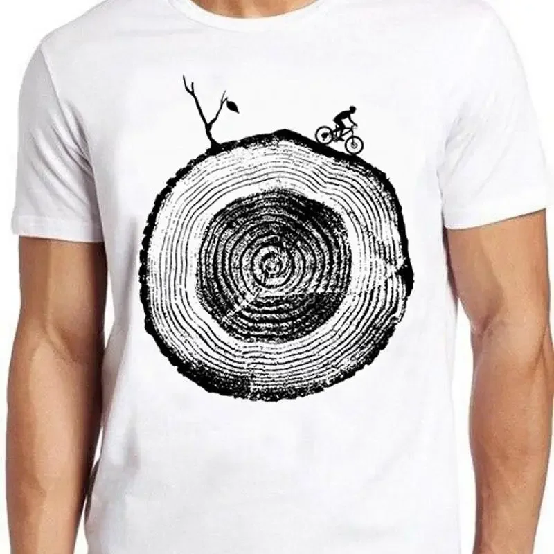 Tree Rings Camping Outdoors Hiking Saying Meme Gift Vintage Tee T Shirt M688