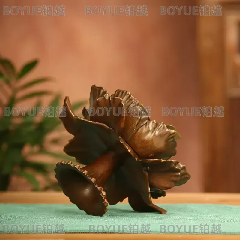 Custom Butterfly Dance Copper Incense Burner Zen Aromatherapy Holder Creative Tea Room Decor Ornament Plate for Home view 5