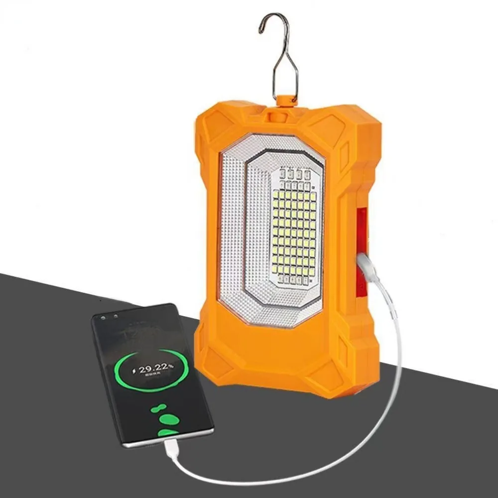 Waterproof Tent Lamp 3 Mode USB Rechargeable Solar Outdoor Light 50W LED Camping Solar Lights Portable