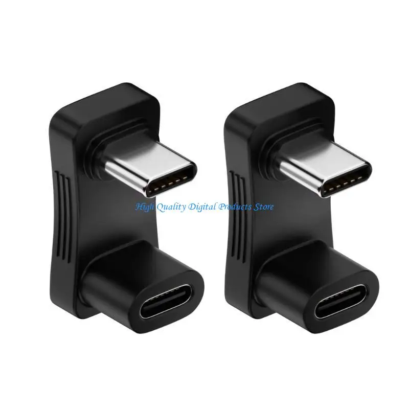 

U2JE U 180 Degree USB 3.1 Type C Male to C Female 4K60HZ Extension Adapter