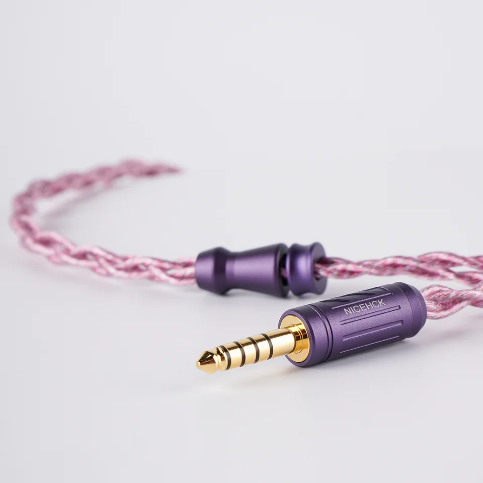 nicehck ケーブルSET Sakura 5a Glay Luna etc NICEHCK 5Asakura Replace Audiophile Cable 5 Materials Mixed 4.4mm