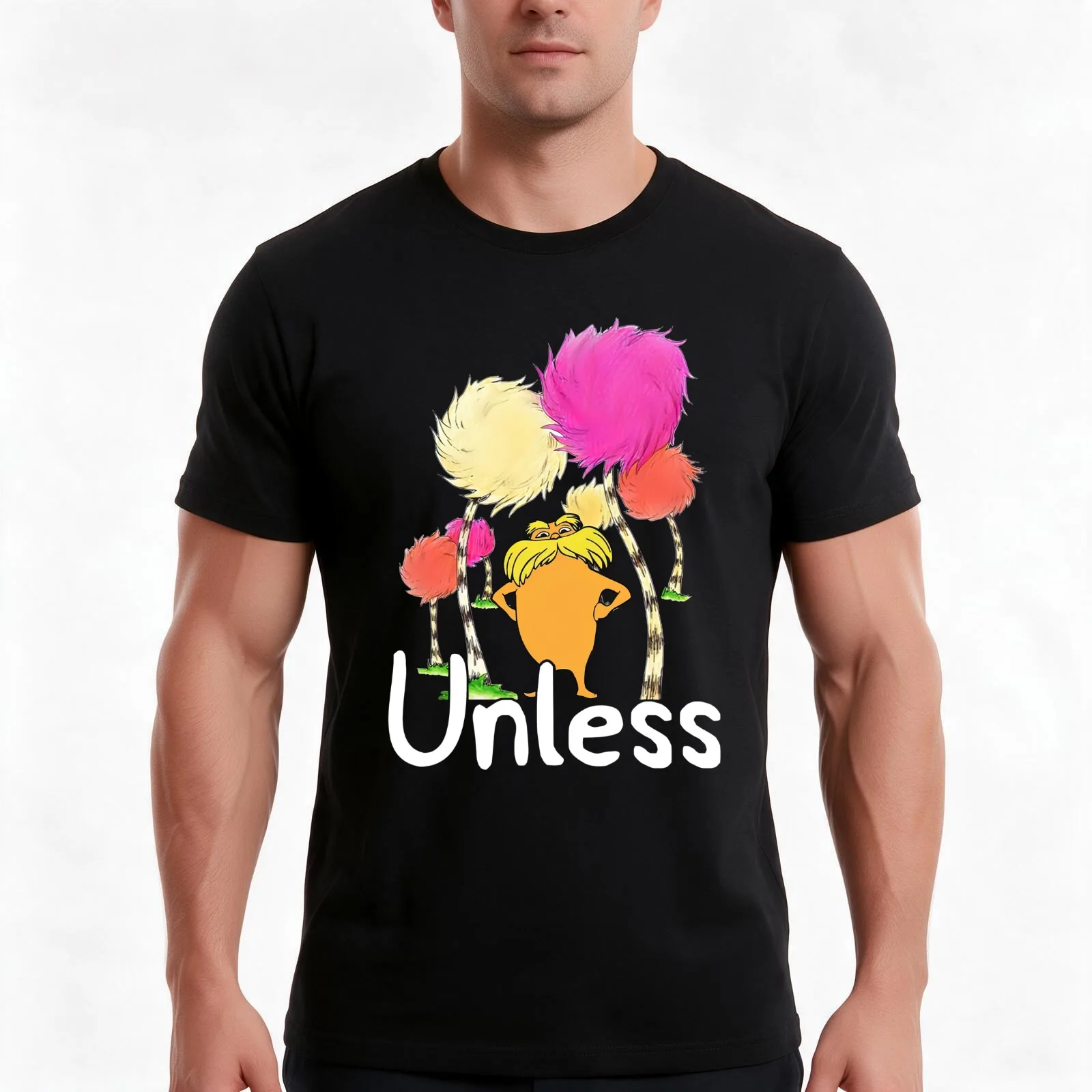 I Speak for the Trees cute T-Shirt, Summer Casual Cotton Tee, Oversized Streetwear Tops, Vintage Graphic Print, Unisex Men Women
