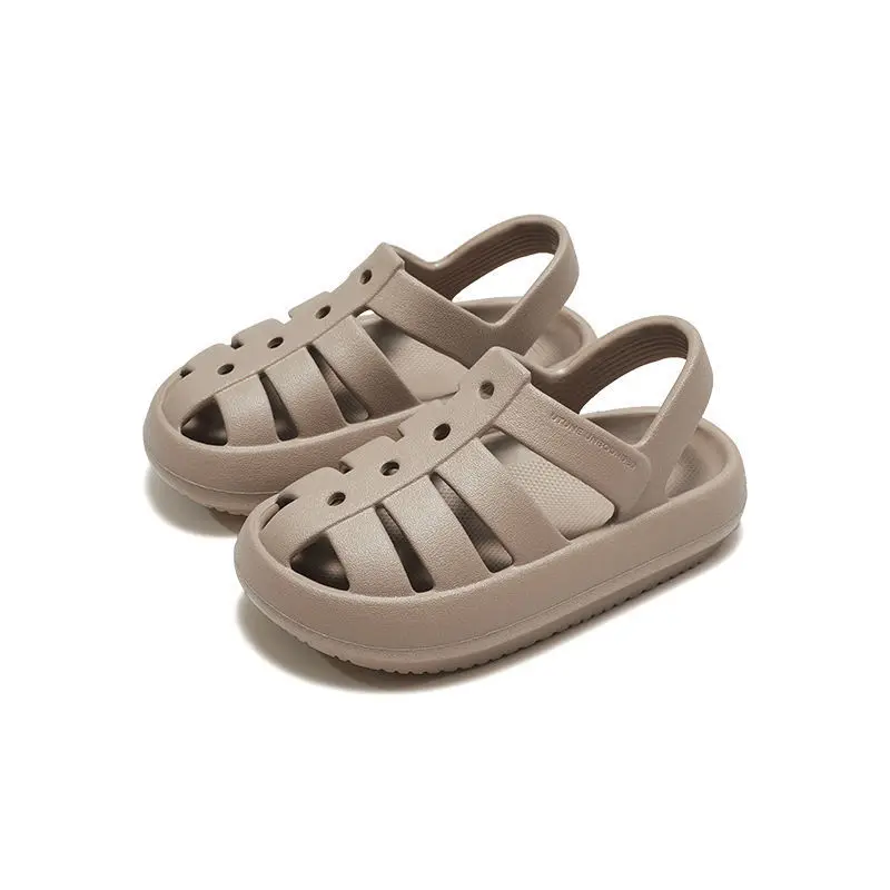 Children Roman Sandals Summer Breathable Hollow Out Kids Shoes for Boys Girls Anti-Slip Soft Sole Beach Shoes Flat Sandals サンダル