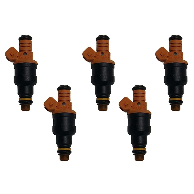 5 Pcs Car Back+Yellow Fuel Injectors Fuel Injectors Accessories 0280150785 For Volvo