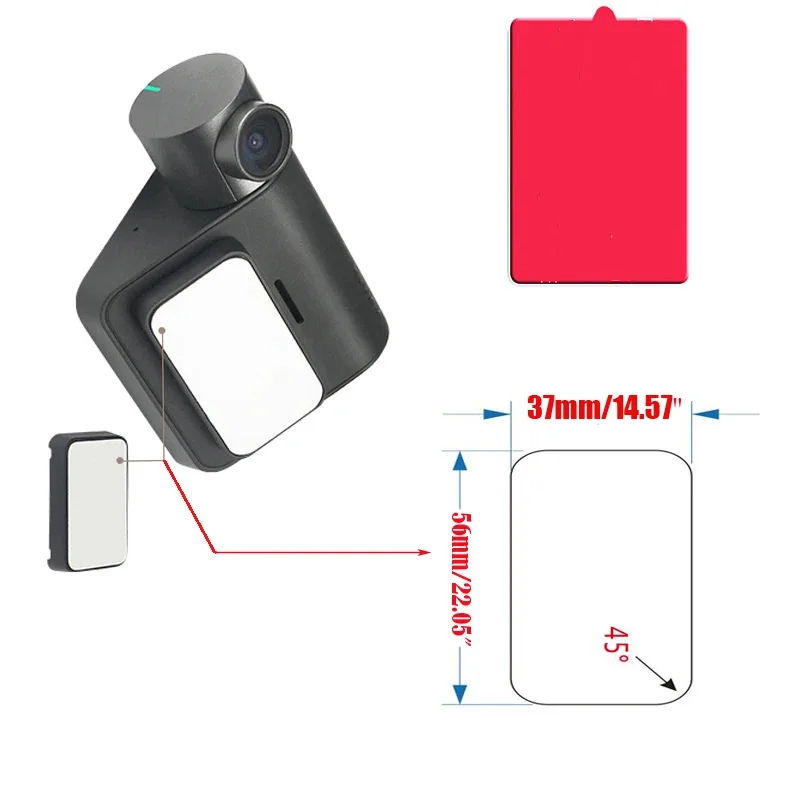 For original 70mai A500S Dash Cam  Dash Cam Smart heat resistant adhesive and Static Stickers,  for 70mai Pro plus Car DVR