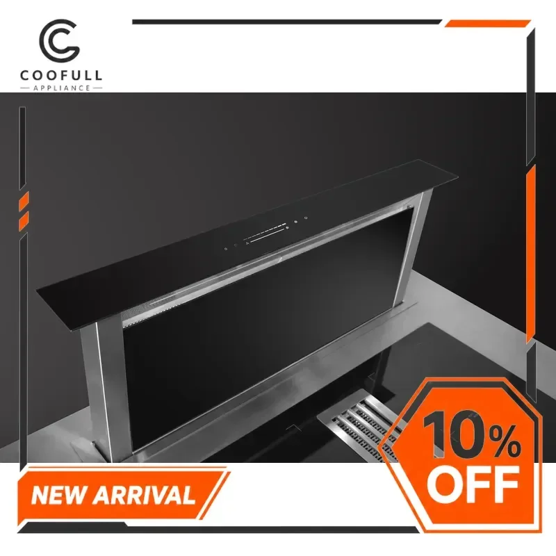 # for for Class A+++ Downdraft Cooker Hood Kitchen Range Hood Extractor Fan Built in Ventilation System Modern Home Appliance