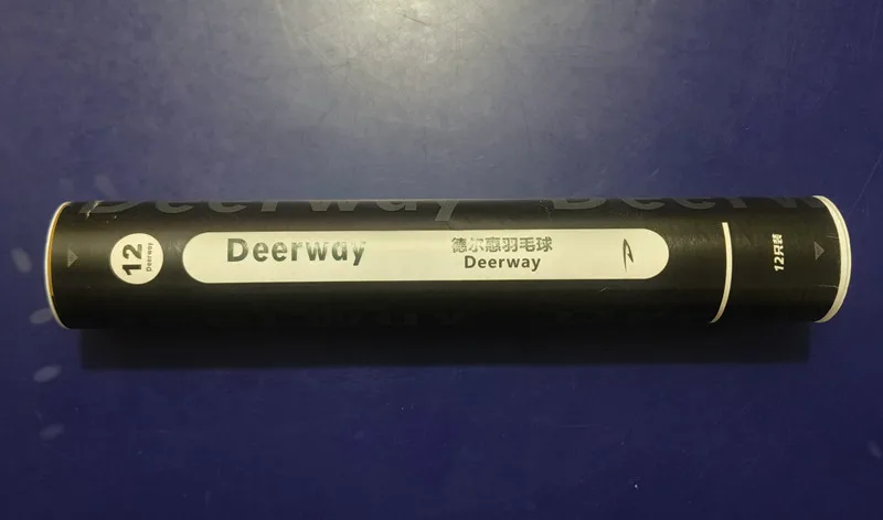 Deerway Professionelle 12er-Pack Gänsefeder-Badmintonbälle Langlebige Stabile Flugbälle für das Training – Detail 1