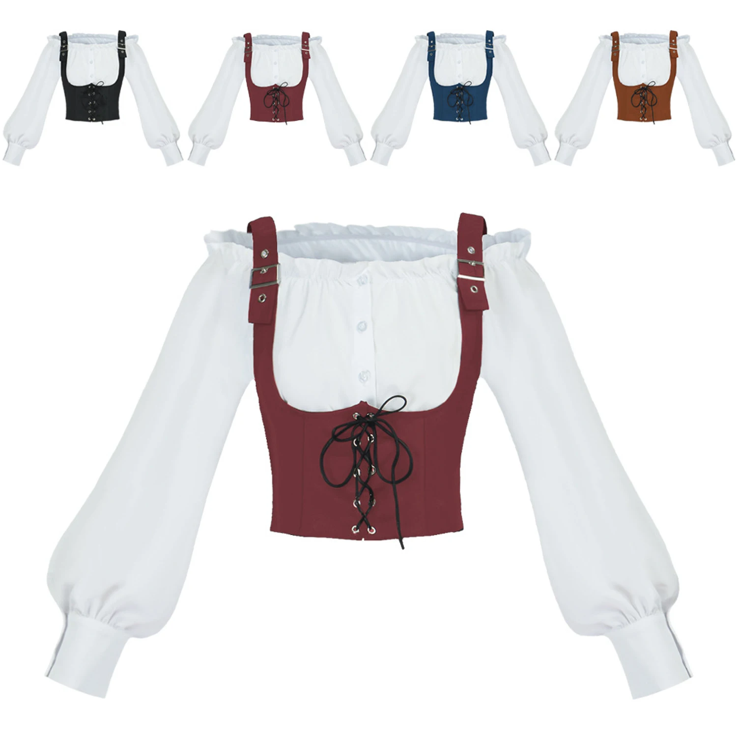 Ensemble de costume Renaissanc - Blouse Off Shoulder avis et prix