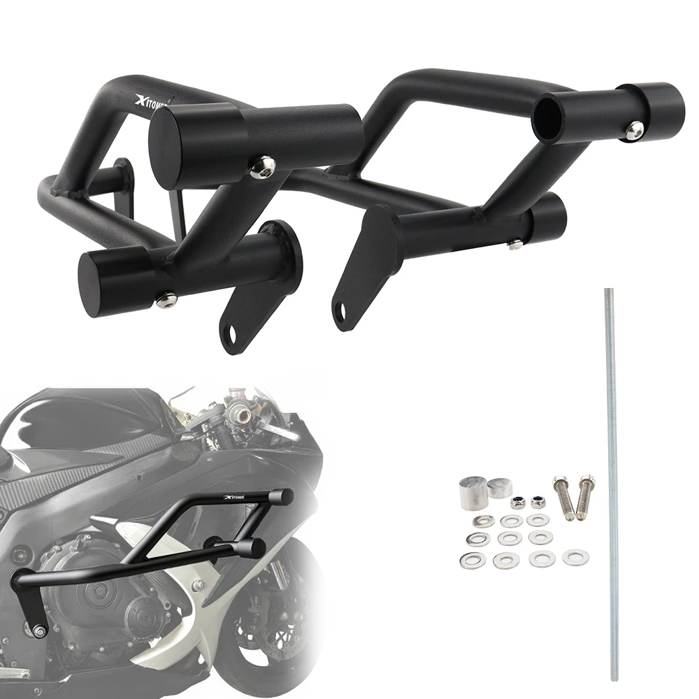 

Motorcycle Stunt Cage Engine Guard For Suzuki GSX-R 600 GSX-R750 2006 2007 2008 2009 2010 Highway Bar Bumper Protector Race Rail