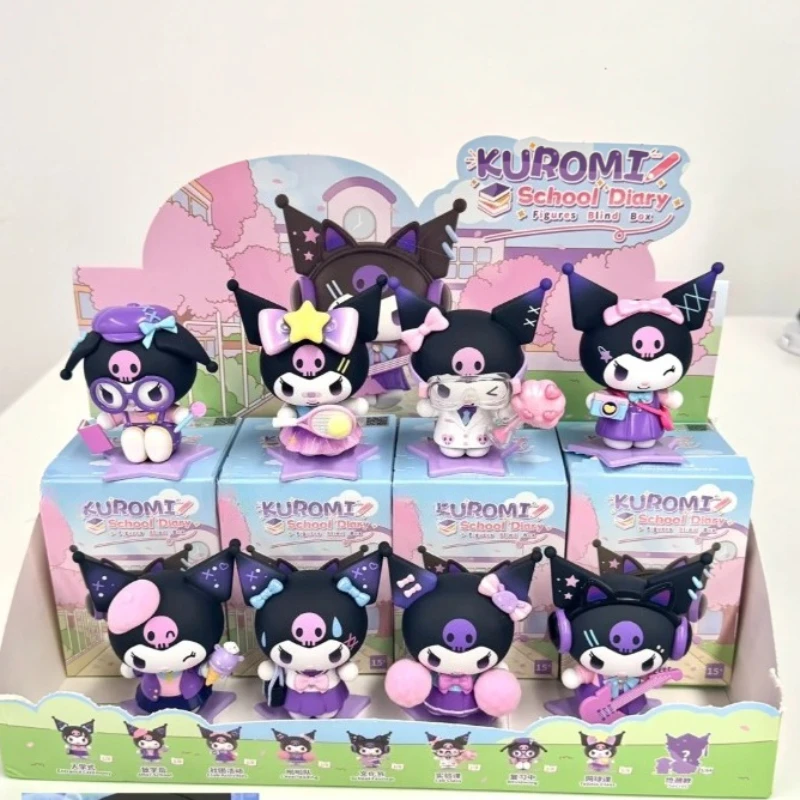 

TOPTOY Kuromi Campus Diary Series слепая коробка милый Kuromi персонаж аниме Mystery Box коллекция экшн-фигурок и декоративные игрушки