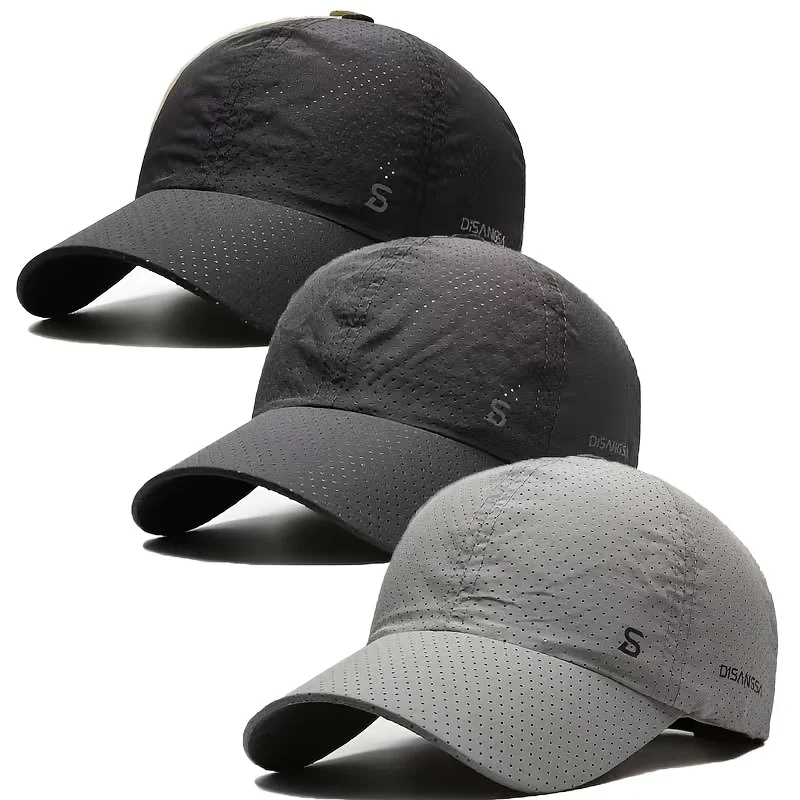 Sommer Outdoor Reise-Laufkappe, leichte, schnell trocknende und atmungsaktive Baseballkappe, Outdoor-Sonnenhut, Angelkappe, Baseballkappe – Detail 9