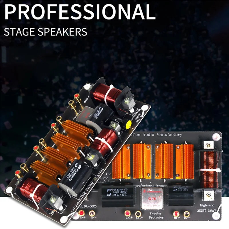 N33R_1500W High Power Speaker Crossover 3 Way Frequency Divider