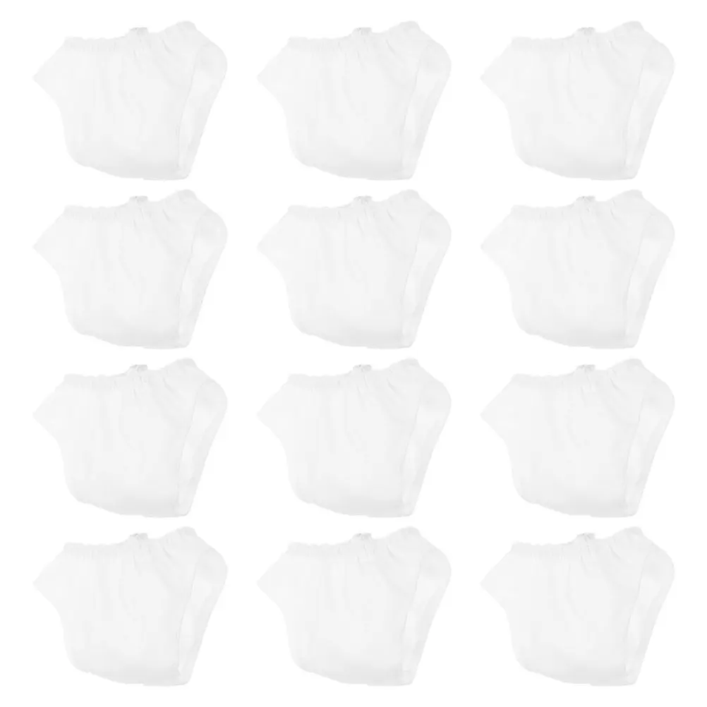 

12Pcs 18 Inch Baby Underwear Clothes Set Accessories for Girls Pretend Play Toy Diapers Washable Underpants Dress Up
