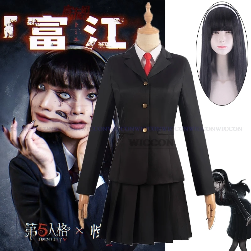 

Kawakami Tomie Cosplay Identity V Japanese JK Uniform Wig The Dream Witch Halloween Party Cosplay Costume Women Girls roleplay