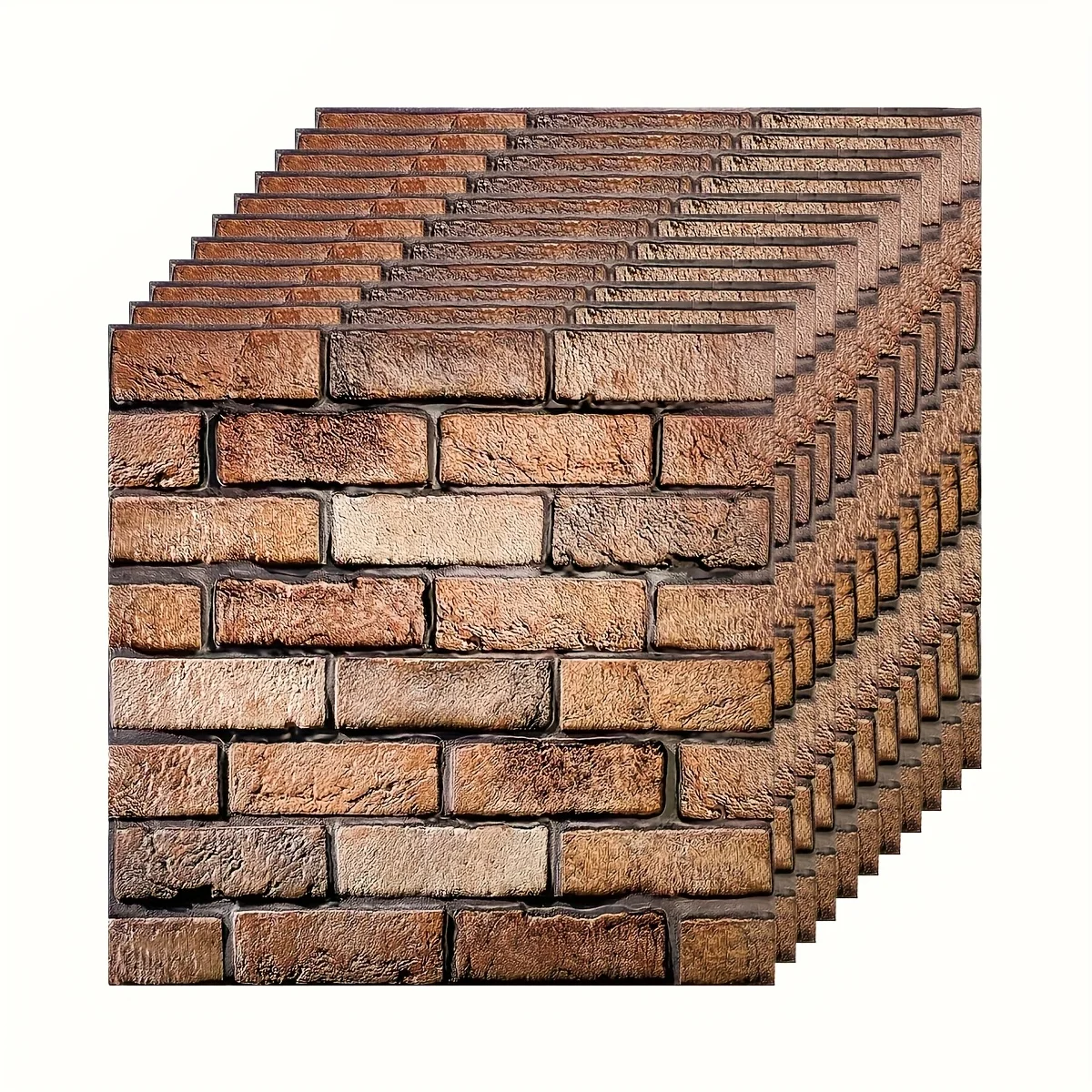 

Self-Adhesive Waterproof Wall Panels - Removable DIY Splashback Stickers 29.97x29.97cm, Vinyl Decals for Kitchen Bathroom