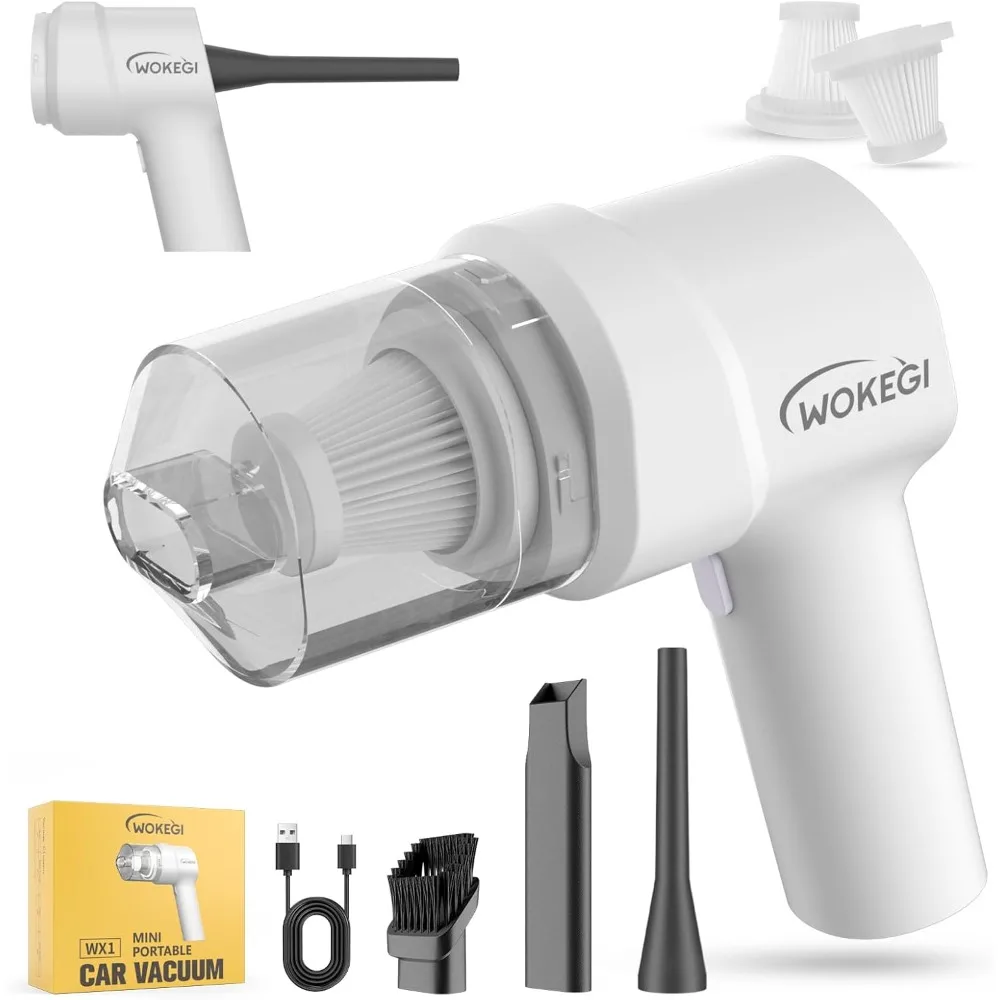 

Ручной мини-автомобильный пылесос, беспроводной портативный пылесос 10000 PA с аккумулятором емкостью 2000 мАч, небольшой пылесос 3 в 1 и пылесос с Т-образной системой